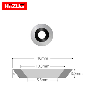 Hiizug 16x3mm lames rondes en carbure fraises plaquettes rondes en carbure pour finisseur outils de tour à <span class=keywords><strong>bois</strong></span> lames en carbure - Product Image 2