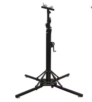 Support de scène pliable mobile d'extérieur de 6 m de hauteur, support de levage robuste pour éclairage de scène et support à manivelle pour événements DJ