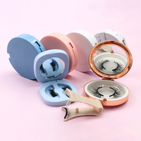 Ensemble de cils magnétiques quantiques 3D à bande complète, marque privée, faits à la main à partir de poils synthétiques, sans amincissant nécessaire