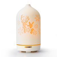 Humidificateur de parfum personnalisé à ultrasons pour nébulisation aromatique Machine électrique pour huile essentielle Diffuseur d'arôme en céramique pour la maison