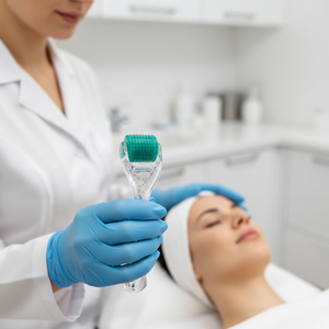 Rouleau de micro-aiguilles pour thérapie Derma Roller, 192 aiguilles réelles en acier inoxydable pour éliminer la pigmentation, les rides, l'acné et les cicatrices en <span class=keywords><strong>clinique</strong></span> esthétique - Product Image 2