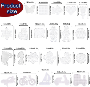 5mm Fuse Beads Vierkant Rond Ster Pegboard Set Patroonkaarten DIY Knutselset STEM Educatief Speelgoed voor Kinderen - Product Image 5