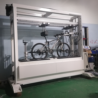 Máquina de prueba de rendimiento completo para bicicleta, velocidad ajustable de 0-25 KM/h