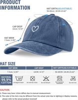 Wins Flying Outdoor Zonnebeschermende Cross-border 6-Panel Baseball Cap met Paardenstaartgat Gewassen Verweerde Design Aangepaste logo