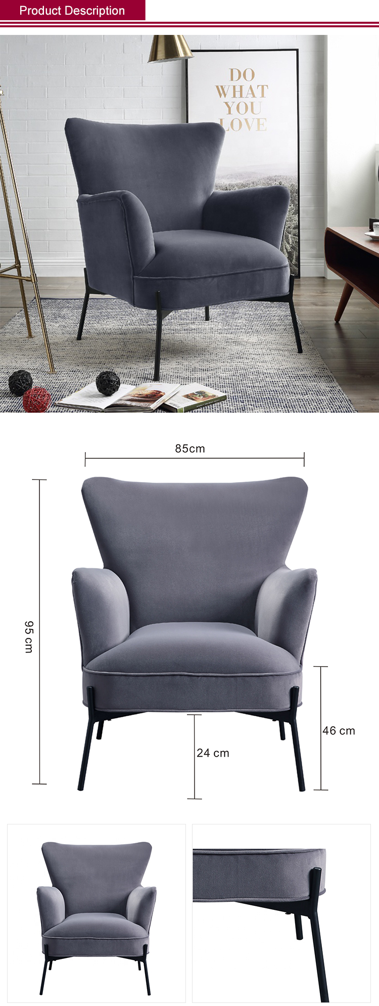Nordic Popular Luxury Sofa Set Fabrics Sitting Room Sofa With Armrest Living Room Furniture Sofa