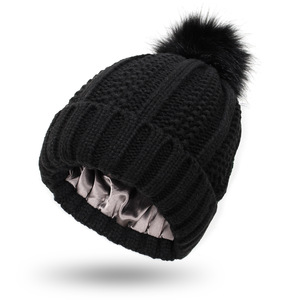Nouveau bonnet tendance pour femmes, protection capillaire populaire, bonnet en satin doux personnalisé, bonnet ample, gorras de invierno, image voyage <span class=keywords><strong>tat</strong></span> - Product Image 5