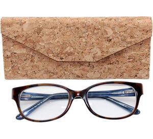 High Quality PU Recycled Materials Ecofriendly <b>Glasses</b> <b>Case</b> Custom Logo Colorful Triangle Velvet Lining Sunglasses Eye Wear Box - Product Image 2