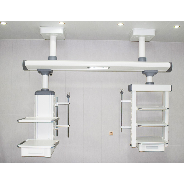 ICEN IN-PLDQ Medical Equipment Mounted Alloy Ceiling Surgical Hospital Double-arm ICU Pendant Bridge Instrument Set