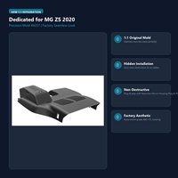 Caméra de tableau de bord dissimulée pour MG ZS 2020, double objectif 4K 2K, WiFi, moniteur de stationnement, fixation sur rétroviseur
