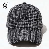 Casquette de baseball QJ OEM personnalisée en dobby à pois/fruits, logo brodé 3D, vente en gros, coton respirant, casquette de papa, sports de plein air, golf, unisexe