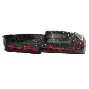 3 Series G20 G28 G80 Scale Taillight OLED Rear Lamp Black <b>Red</b> <b>LED</b> ABS Material 12V/24V Lens Amber Running <b>Light</b> for 3 Series - Product Image 1
