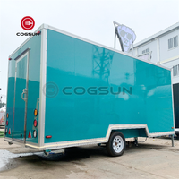 Nouveauté Camionnette Hotdog Crème Glacée Taco BBQ Food Truck Remorque mobile Design Vending Cart Catering Van