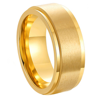 CHENG JEWELERS Bague rotative anti-anxiété pour homme en carbure de tungstène plaqué rhodium, style punk, bijou chapelet, 4mm-12mm, argent