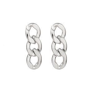 Fashion Punk Link <b>Chain</b> <b>Stud</b> <b>Earrings</b> for Women Cuban Golden Plated Dangle Rock <b>Earrings</b> Jewelry Gift Wholesale - Product Image 6