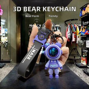 Llavero de Silicona con Foto Digital de Oso de Peluche 3D Estilo Vintage 2026, Colgante para Coche o Bolso, Tendencia de Moda, Multi-Ocasión - Product Image 2