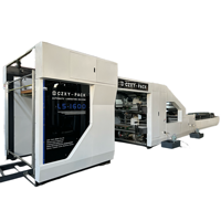 Machine automatique de stratification de cannelure de carton ondulé de CZXY stratification de boîte de carton de plastifieuse de cannelure de 5 plis