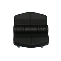 Charnière en plastique SK2-007N à fermeture amortie avec limiteur d'angle pour armoire électrique, charnière de porte noire avec positionnement