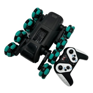 Robot chien intelligent télécommandé T55 2.4G en plastique, voiture électrique de cascades avec rotation à 360 degrés et télécommande, portée de 30 m pour enfants - Product Image 1