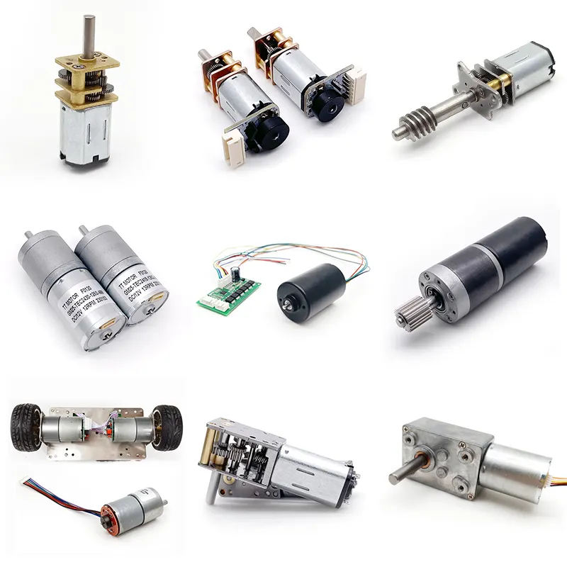 Dc Motor 12V 24V 6V 3V 1nm 5nm 10nm N20 555 775 Kleine Hoge Koppel Lage Snelheid Rpm Aangepaste Versnelling Encoder Geborsteld Borstelloze Motor