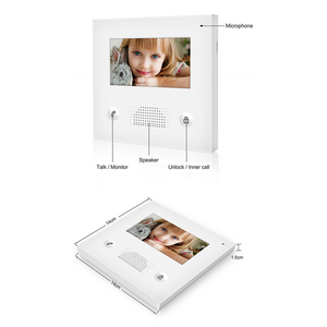 Bán buôn 4.3 ''lcd trong nhà <span class=keywords><strong>intercom</strong></span> Monitor 2 dây không thấm nước chuông cửa hệ thống điện thoại thông minh chuông cửa - Product Image 1