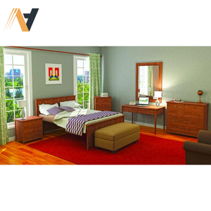 Vietnam Oakwood Creations: cama de hotel de lujo con marco de madera dura resistente y acabado Premium - Product Image 3