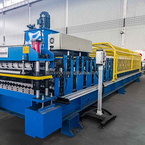 Automatische Russische Typ Xinnuo C10+C21 Farbstahl-Doppelschicht-Metalldachplatten-Formmaschine mit Motor - Product Image 6