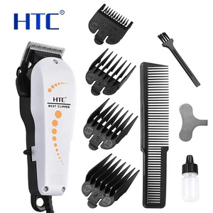 Tondeuse à cheveux professionnelle HTC CT-605 avec cordon, lame en acier à haute teneur en carbone, puissance élevée, pour salon, barbier, usage domestique, modèle privé - Product Image 3