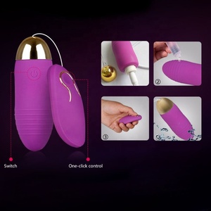 10 Kecepatan Remote Control USB Isi Ulang Nirkabel <span class=keywords><strong>Vibrator</strong></span> Telur Cinta Getar Produk Dewasa Wanita - Product Image 5