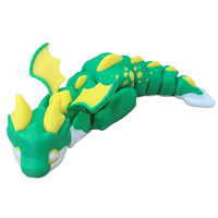 Juguete de Dragón Alado Impreso en 3D de Alta Calidad, Muñeco de Animal Adorable con Articulaciones Móviles, Estatua Decorativa