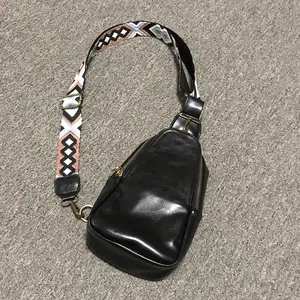 Groothandel Bohemen Luipaard Koe Print Taille Riem Unisex Crossbody Tassen Voor Vrouwen Mannen Retro Pu Lederen Sling Bag