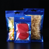 Muestra personalizada respetuoso con el medio ambiente cremallera Mylar olor a prueba de alimentos grado reutilizable snack ziplock embalaje plano bolsas de papel de aluminio bolsa