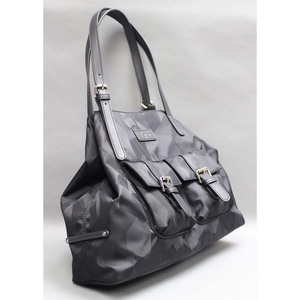 Geometric Pattern Large Capacity Tote Bag Waterproof Nylon Buckle Decor <b>Handbag</b> Casual Commute Shoulder Bag Multi Pocket Fashion - Product Image 5
