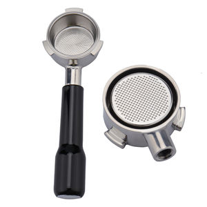 51mm 3 orecchie 304 acciaio inossidabile <span class=keywords><strong>testa</strong></span> portafiltro caffè senza fondo 51mm tipo sottile sostituibile per EC680/EC685 - Product Image 2