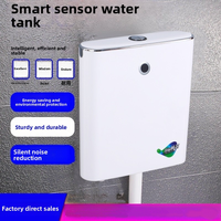 Cisterna Inteligente Comercial con Sensor, Descarga Automática por Infrarrojos, Alta Potencia de Descarga, para Inodoro Turco