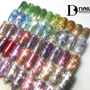 Diamond Nail Gel Polish New Shiny Colors Glitter Gel Polish Wholesale Nail Polish