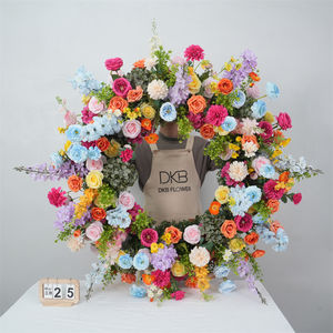 Guirlande de printemps DKB pour porte d'entrée, fleurs artificielles décoratives en soie, vente en gros - Product Image 3