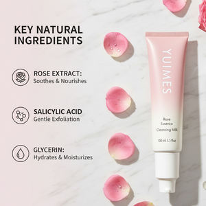 Nettoyant visage en marque propre OEM, nettoyant doux aux acides aminés, nettoyant visage biologique à l'acide salicylique, sans sulfate - Product Image 2
