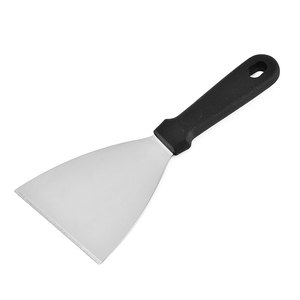 Espátula de Metal de acero inoxidable <span class=keywords><strong>para</strong></span> parrilla de barbacoa, espátula <span class=keywords><strong>para</strong></span> freír tortitas, hamburguesa, raspador, proveedor de China - Product Image 6