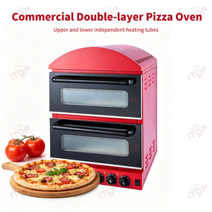 Horno Eléctrico de Pizza de Doble Capa ITOP, Parrilla para Asar, Máquina para Hacer Pizza, Precio de Fábrica al por Mayor - Product Image 1