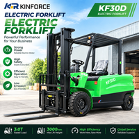 Chariot élévateur KINFORCE à moteur AC et batterie au plomb, prix usine, respectueux de l'environnement, pour travaux de construction