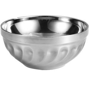 Ensemble de bols en acier inoxydable à double paroi, isolants thermiquement, antidérapants, pour la maison, les fêtes, les restaurants, utilisables au micro-ondes, couleur unie - Product Image 3