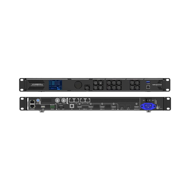 Novastar VX400 Pro All-in-One 4K HDR LED Display Video Processor 500cd/m Brightness DCI-P3 95% Color Gamut 7680Hz Refresh Rate