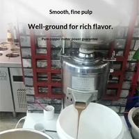 Machine multifonctionnelle commerciale pour pâte de sésame et beurre de cacahuète, petite machine à usage domestique, moulin à pierre 1100W