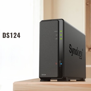 DiskStation DS124 <span class=keywords><strong>One</strong></span> Disk Position 2U Rack 2U Solution de stockage en réseau Serveur NAS réseau en nuage privé - Product Image 1