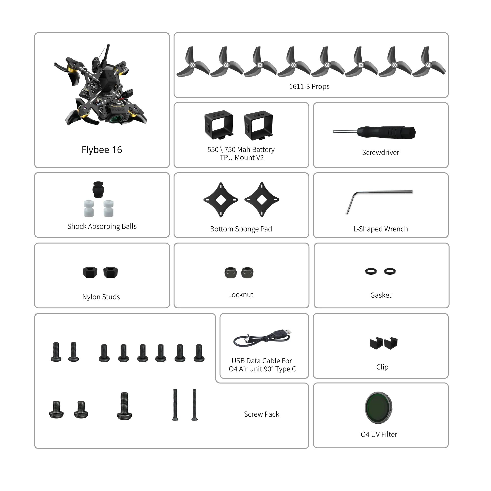 Flybee 16 (DJI O4 BNF-DJI)