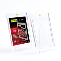 Porte-cartes magnétique 75 PT Étui protecteur de carte de baseball en plastique pour le sport, standard, carte de jeu