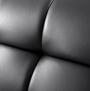 Роскошный 1,8 м итальянский минималистский дизайнерский стиль двуспальная кровать первый слой из воловьей кожи Губка кожа современная спальня - Product Image 5