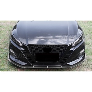 For Nissan Altima Teana 2016-2021 Body Kit Front Bumper Lip Carbon Fiber Look Sport Style Front Bumper <b>Splitter</b> Car Accessories - Product Image 4