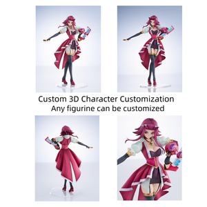 Action Figure 3D Personalizzate in PVC e ABS Stile Cartone Animato, Giocattoli in Plastica OEM Personalizzati con Versione Q, Alta Qualità a Basso Prezzo - Product Image 2