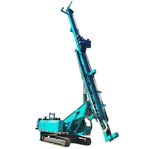Outdoor Construction Of Mining Drilling Rig Top Drive Anchor Drilling Rig With Air Compressor Hard Rock Hammer Drilling Rig